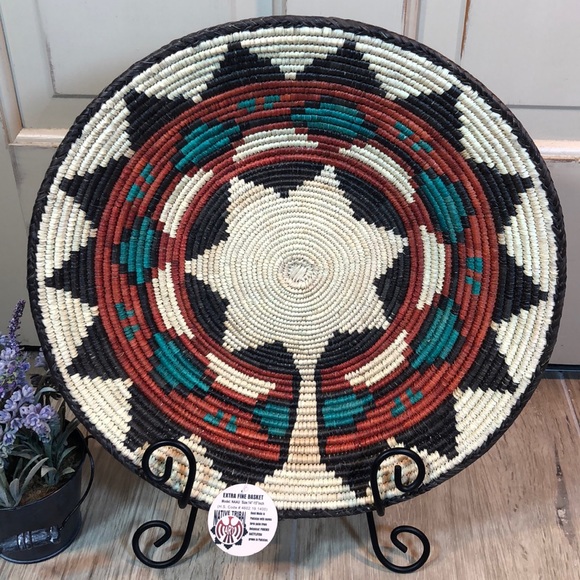 Hand Crafted Other - Hand Coiled Palm Fiber Wedding Basket